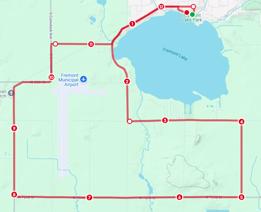 Triathlon Bike Map